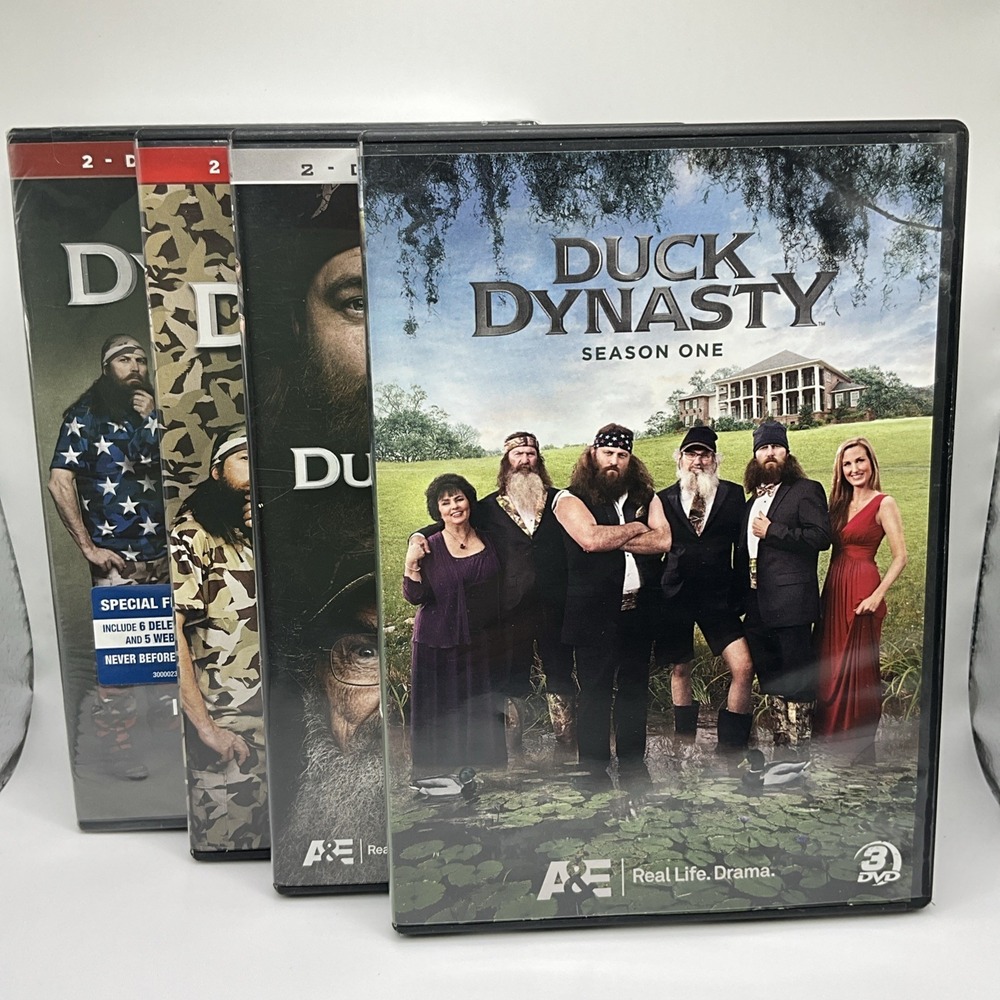 Duck Dynasty DVD Lot Seasons 1-4 Reality TV Show 4 Sealed